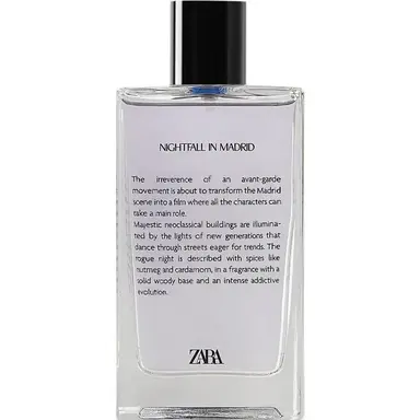 Nightfall In Madrid by Zara bottle
