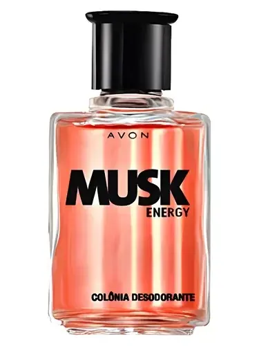 Musk Energy by Avon bottle