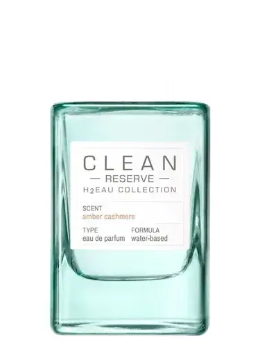 H2Eau Amber Cashmere by Clean bottle