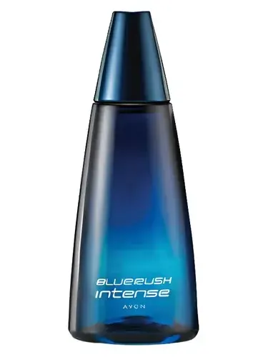 Bluerush Intense by Avon bottle