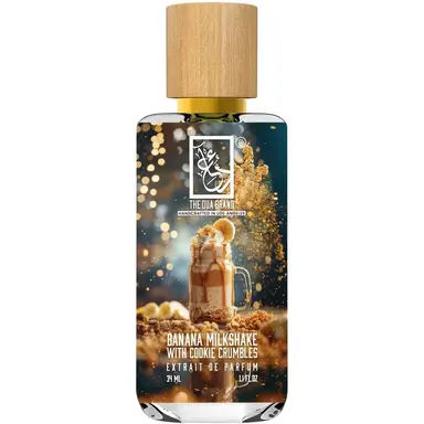 Banana Milkshake with Cookie Crumbles by The Dua Brand bottle