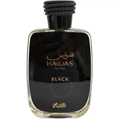 Hawas Black by Rasasi bottle