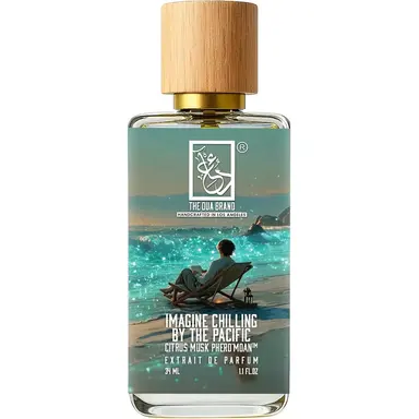 Imagine Chilling by the Pacific Citrus Musk Phero'Moan by The Dua Brand bottle