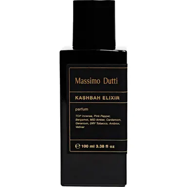 Kashbah Elixir by Massimo Dutti bottle