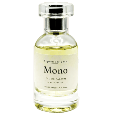 Mono by September 28th Perfumeries bottle