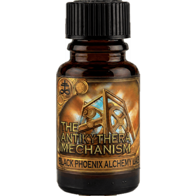 The Antikythera Mechanism by Black Phoenix Alchemy Lab bottle