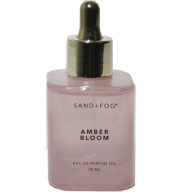 Amber Bloom by Sand + Fog bottle