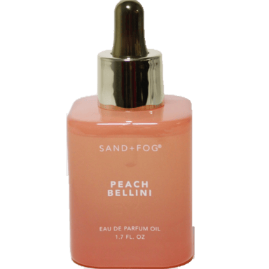 Peach Bellini by Sand + Fog bottle