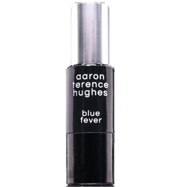 Blue Fever by Aaron Terence Hughes bottle