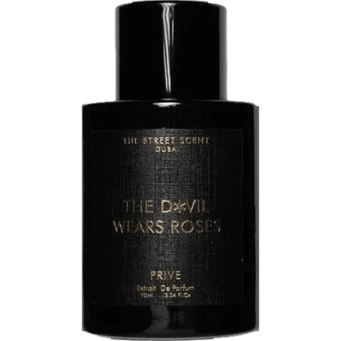 The D*vil Wears Roses by The Street Scent bottle