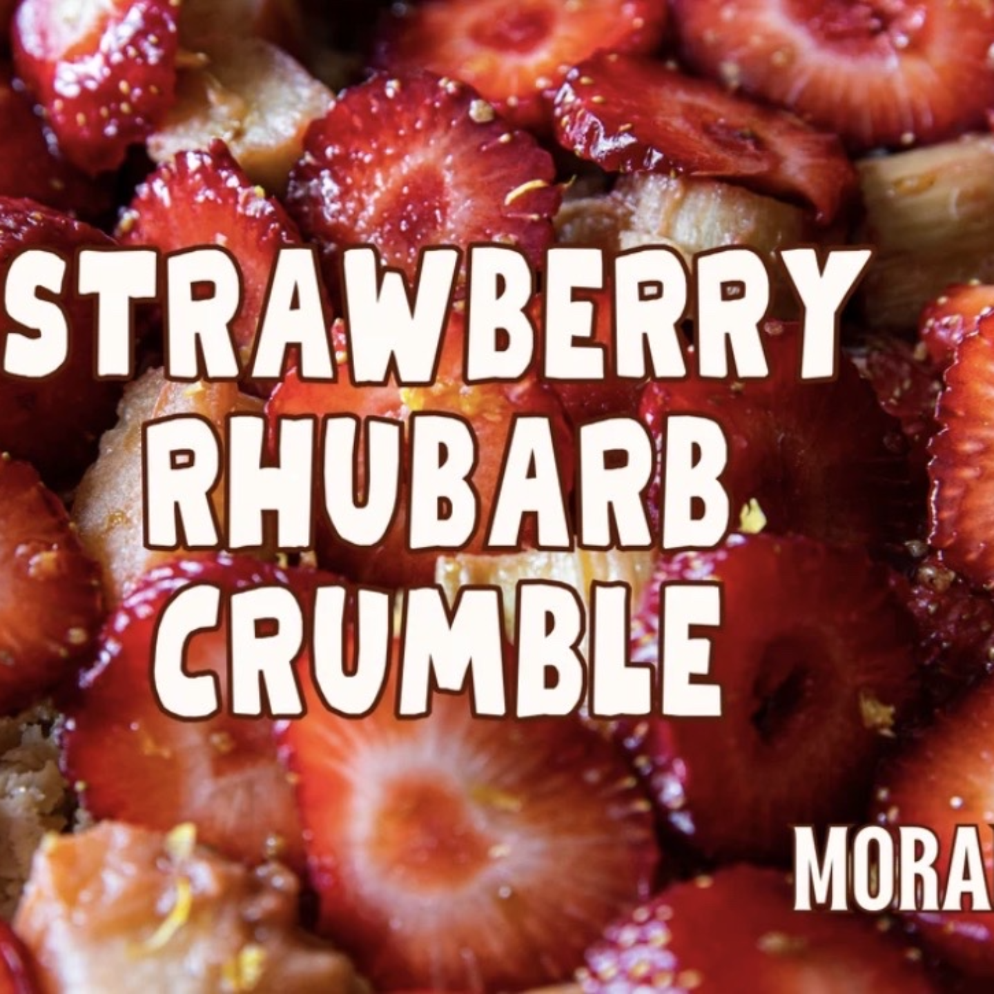 Strawberry Rhubarb Crumble by Morari